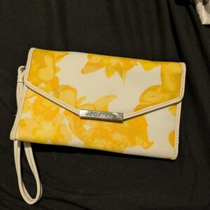 Liz Claiborne Yellow and White Women's Clutch